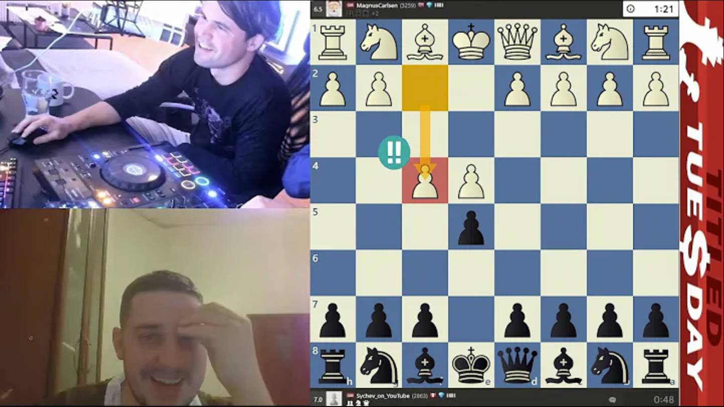 Королевский Гамбит! Магнус Карлсен - Клементий Сычев