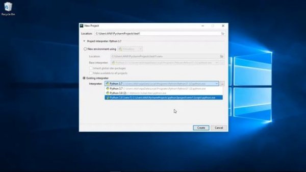How to add Python Interpreter in Pycharm