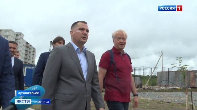 Строительство Московского проспекта в Архангельске сегодня оценил губернатор смотреть онлайн