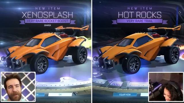 NEW ROCKET LEAGUE GOLDEN GIFT CRATE WARS BATTLE! смотреть онлайн