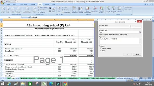 Excel Scenario Manager Video Tutorial for Accounting смотреть онлайн