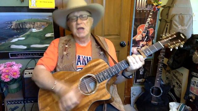 673b * Abilene * George Hamilton IV cover * Vocals * Taylor 12 fret & chords смотреть онлайн