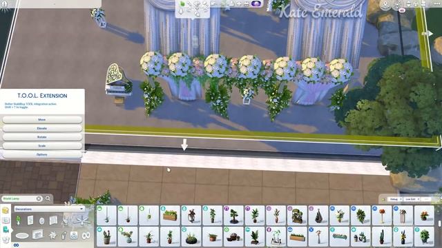 WEDDING VENUE - Sims 4 My Wedding Stories [No CC] - Sims 4 Speed Build | Kate Emerald смотреть онлайн