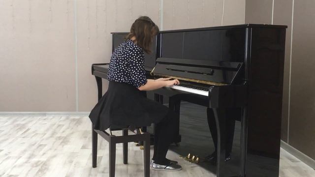 Алдухова Вера - А . Гедике "Этюд a moll" смотреть онлайн