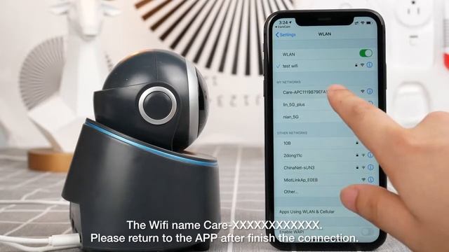 CareCam. security video Wi-Fi camera user manual смотреть онлайн