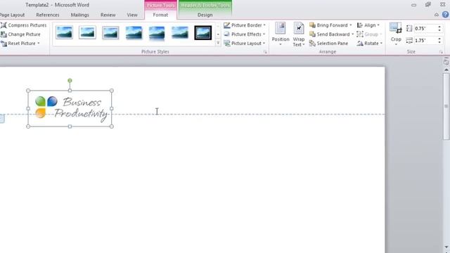 How to insert a logo in your letterhead in Microsoft Word 2010? смотреть онлайн