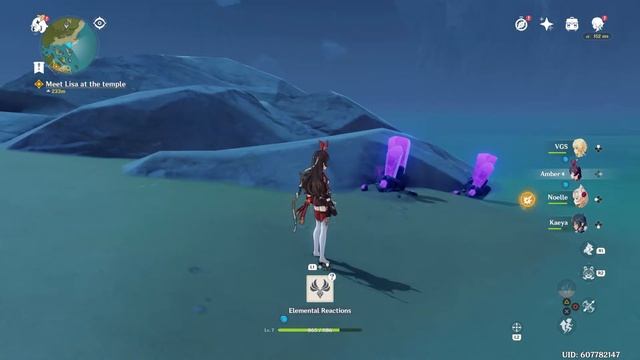 Genshin Impact - Prologue Act 1: Falcon Coast Beach: Mine Electro Crystal Ore PS4Pro Gameplay (2020 смотреть онлайн