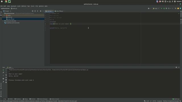 Курс по Python. Часть 1. Начало начал. смотреть онлайн