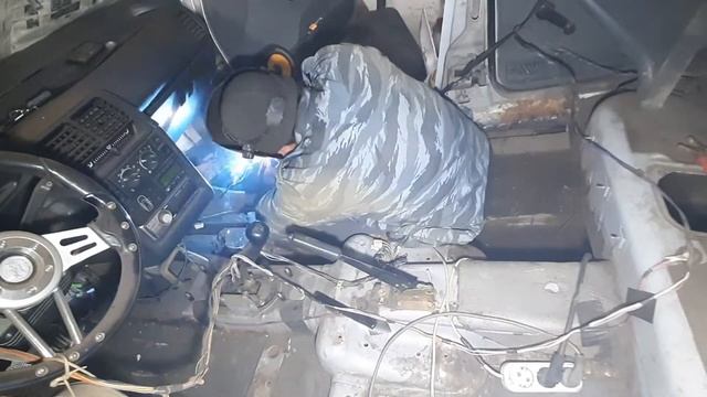 Ваз 2112 сварка порог и замена днище часть #2 смотреть онлайн