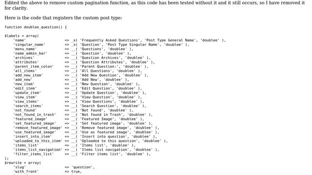 Wordpress: Custom post type pagination problem - page 1 and 2 show same content смотреть онлайн
