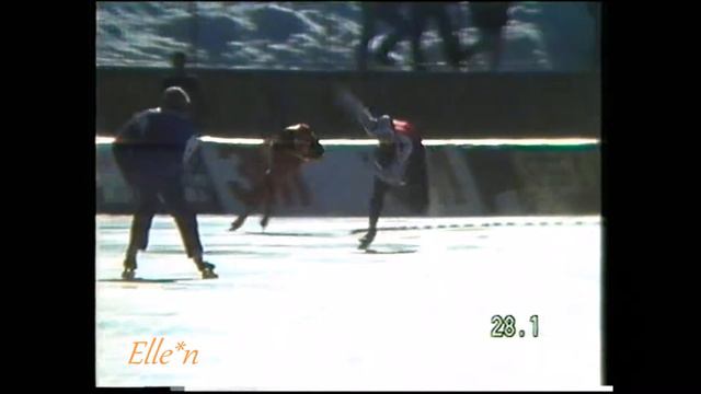 World Championships Sprint Inzell 1991 - 1000 m Van Velde - Adeberg смотреть онлайн