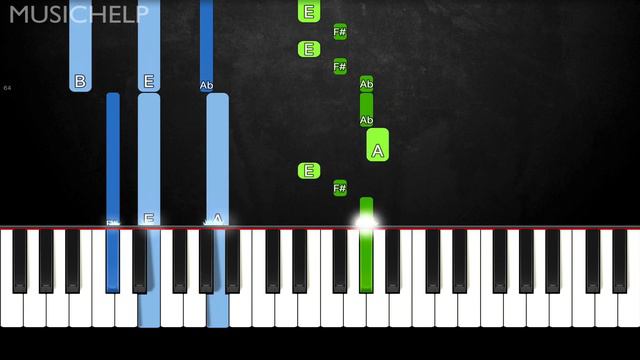 Anna Clendening - Invisible (Piano Tutorial) By MUSICHELP смотреть онлайн