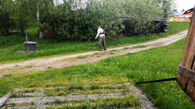 Дожди, трава быстро поднялась, надо косить! Вася Попов. Кино Вась. смотреть онлайн