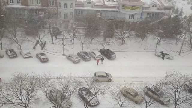 Евпатория, 27 февраля 2018 г. Пришла зима. лучше поздно чем никогда 😀 смотреть онлайн