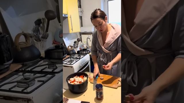 Готуєм м’ясо з овочами