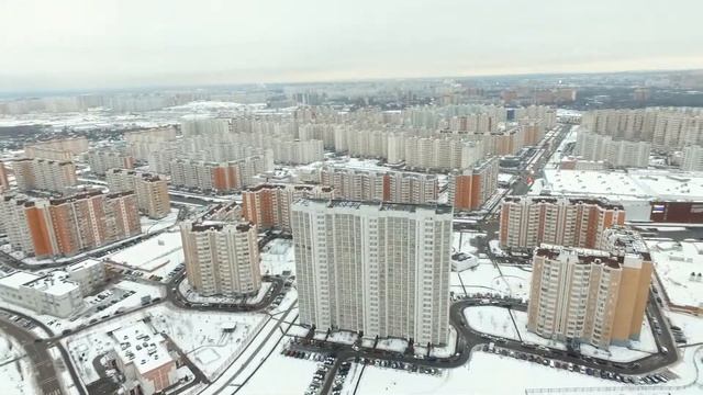 Съемка района Кожухово, настройка камеры квадрокоптера DJI F3P смотреть онлайн