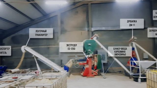 Показываем работающую линию экструдирования на примере Племзавода Трудовой. смотреть онлайн