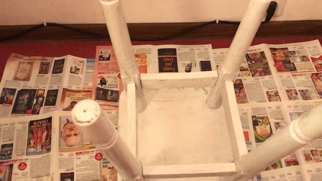 Реставрация табуретки