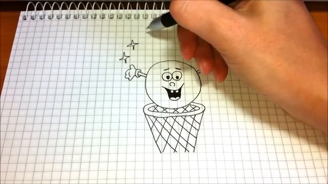 Простые рисунки #220 Баскетбольный мяч =) смотреть онлайн