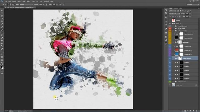 Splash Art Photoshop Action Guide смотреть онлайн
