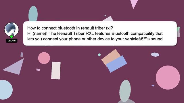 How to connect bluetooth in renault triber rxl? смотреть онлайн