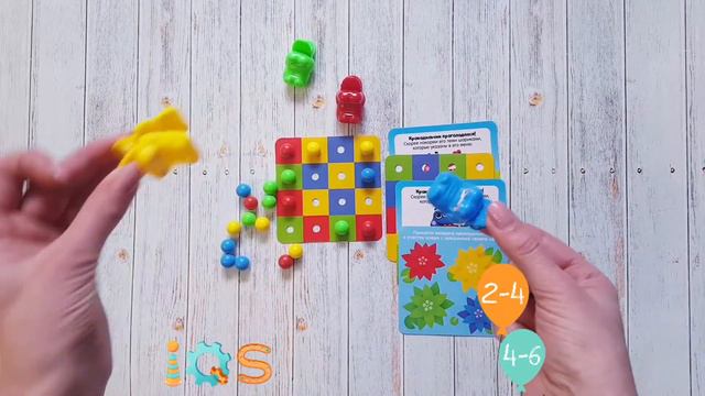 Развиваюший набор с цветными крокодильчиками для изучения цветов и цифр смотреть онлайн