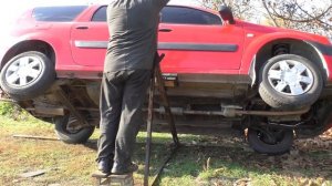 Подготовка автомобиля к зиме - переворачиваю автомобиль