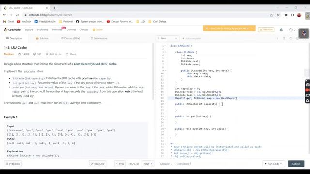 Lecture 18: LRU Cache Implementation | Doubly Linked List | SPG | JAVA смотреть онлайн