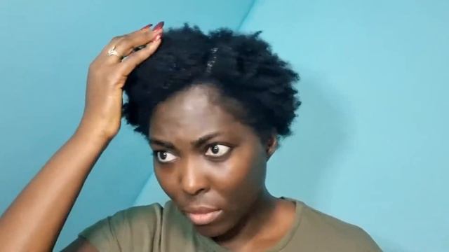 No Edges Most Simple Hairstyle For 4C Natural Hair | wash n Go #hairgrowth смотреть онлайн