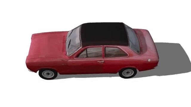 Ford Escort MK I, de 1968, em SketchUp смотреть онлайн
