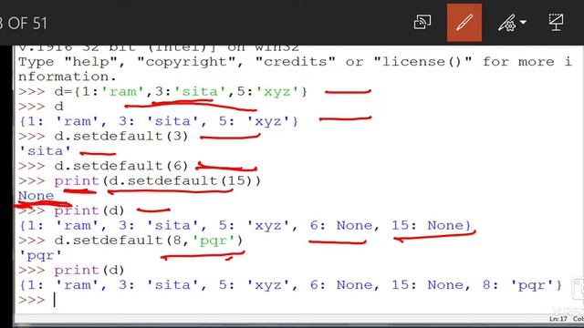 Python methods in Python dictionary | Part 3 | setdefault(), max(), min() смотреть онлайн