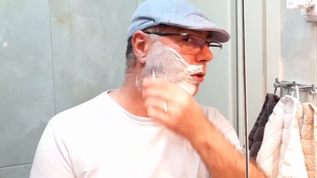 Бритьё №28 Т Образной бритвой King C Gillette Merkur 33c  Barrister’s Reserve LEA Gillette QSHAVE