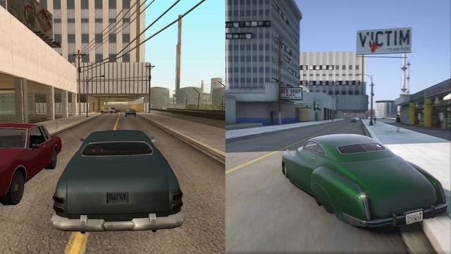 GTA San Andreas 2004 Vs 2023 Remastered Graphics Comparison - GTA SA Remastered RTX™ 3090 Gameplay