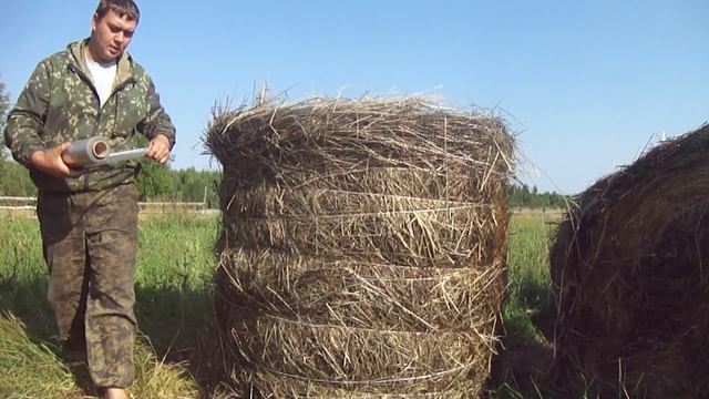 УПАКОВКА СЕНА В СТРЕЙЧ ПЛАНКУ Experiment