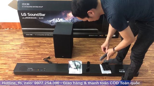 Loa LG SL10Y, Khui mở hộp loa thanh Soundbar LG SL10Y - 0977254396 смотреть онлайн