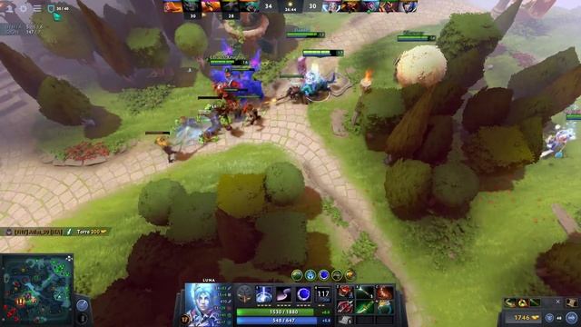 Dota 2 International 2017 Final Quest - Luna Gameplay Italiano - смотреть онлайн
