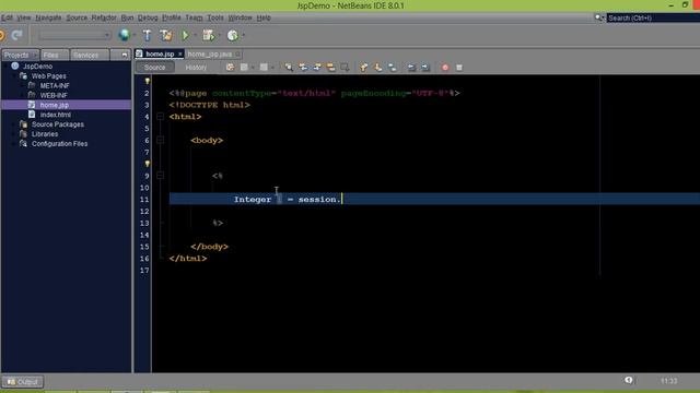 JSP Hit Counter using Session and Application Implicit Object Example смотреть онлайн