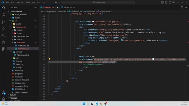 Coding Your Next Adventure: Travel Trader in React.js, A Travel Guide Website ?✈️ Part-3 смотреть онлайн