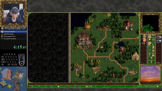 CLEARING THE BORDER SPEEDRUN by Vegard | HoMM3: SoD | Any% | Hard Difficulty | HD+ | 09:15,85 смотреть онлайн