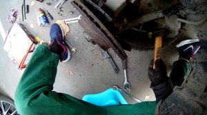замена тормозных дисков на ларгусе ЧАСТЬ 2