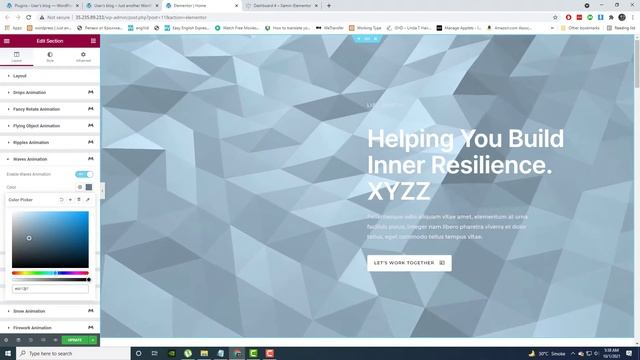 How to add Background Animations for Elementor | WordPress Tutorials смотреть онлайн