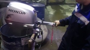 Неправильный запуск Хонды BF-20