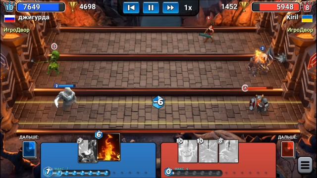 Колода из элементалей в Кастл Краш | Castle Crush смотреть онлайн