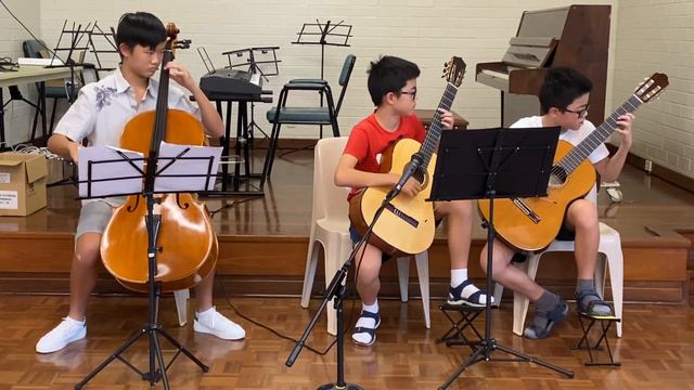 Libertango for Guitars and Cello— Jeffrey Pang, Kevin Pang, Jinnry. смотреть онлайн