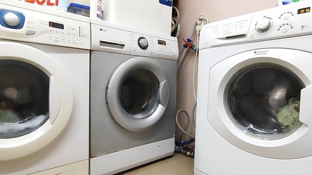 Washing quickly cotton and synthetic Washing machines (LG, Hotpoint ARISTON) part 2/3 смотреть онлайн