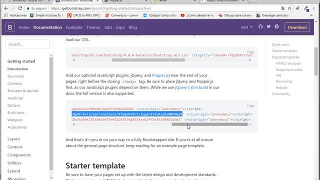 solucion bootstrap 4.0 y 4.6 popper js y tether js смотреть онлайн
