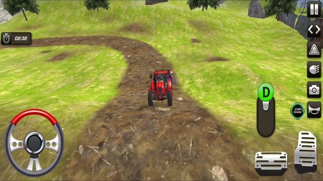 Heavy Tractor Trolley Cargo Simulator Game 3D Offroad Transport Driver #2 смотреть онлайн