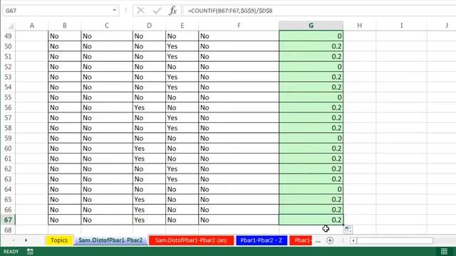 Excel 2013 Statistical Analysis #70: Sampling Distribution of Pbar1 – Pbar2, Mean & Standard Error смотреть онлайн