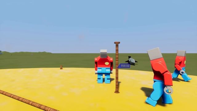 ВЫЖИВАНИЕ НА НЕОБИТАЕМОМ ОСТРОВЕ В BRICK RIGS! АКУЛА МЕГАЛОДОН НАПАЛ НА НАШ КОРАБЛЬ В БРИК РИГС!