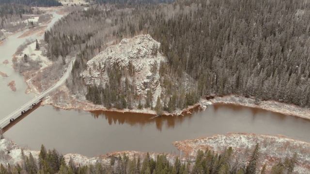 Полет над потухшим вулканом. Средний Урал. смотреть онлайн